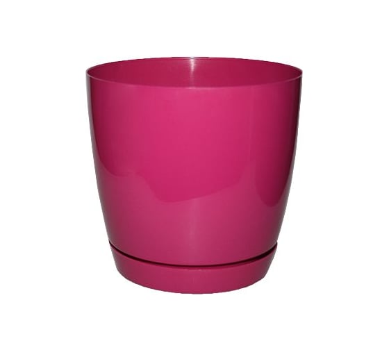Кашпо с поддоном FormPlastic Toscana 0740-043 0.8 л, ягодный 054988 1