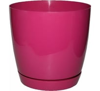 Кашпо с поддоном FormPlastic Toscana 0744-043 4.4 л, ягодный 048884