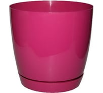Кашпо с поддоном FormPlastic Toscana 0742-043 2.2 л, ягодный 048876
