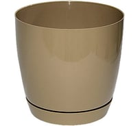 Кашпо с поддоном FormPlastic Toscana 0746-002 9 л, кофе 049605
