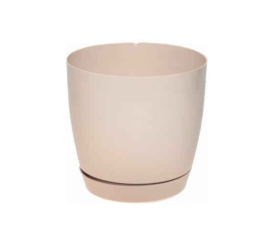 Кашпо с поддоном FormPlastic Toscana 0741-066 1.6 л, нюдовый 058089 1