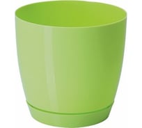 Кашпо с поддоном FormPlastic Toscana 0743-007 3 л, салатовое 028798