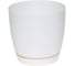 Кашпо с поддоном FormPlastic Toscana 0744-011 4.4 л, белое 014343 1
