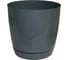 Кашпо с поддоном FormPlastic Toscana 0741-059 1.6 л, серое 055538 1