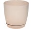 Кашпо с поддоном FormPlastic Toscana 0740-066 0.8 л, нюдовое 058088 1