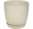 Кашпо с поддоном FormPlastic Toscana 0742-001 2.2 л, кремовое 014328 1