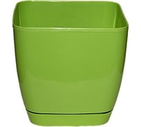 Кашпо с поддоном FormPlastic Toscana 0733-007 3.7 л, салатовое 028827