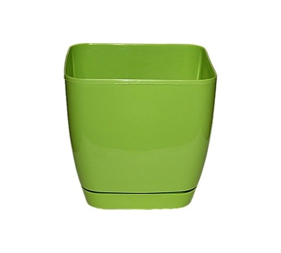 Кашпо с поддоном FormPlastic Toscana 0733-007 3.7 л, салатовое 028827 1