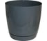 Кашпо с поддоном FormPlastic Toscana 0740-059 0.8 л, серое 055537 1