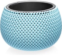 Кашпо Эльфпласт Lace 3,9 л, серо -олубой d290х290 мм, h 201 мм 072600