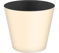 Горшок для цветов Idiland Rosemary D200 мм, 4 л с дренажной вставкой (светло-бежевый) 221600125/0102