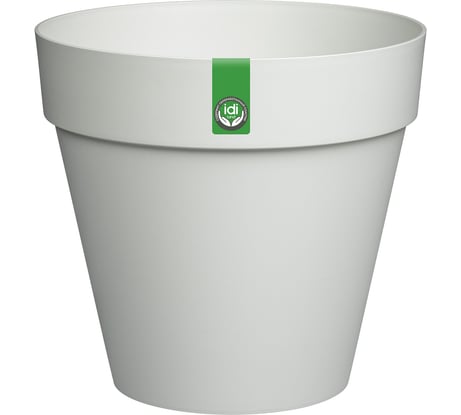 Горшок для цветов Idiland Tarragon D280 мм, 10 л со вставкой (светло-серый) 221610621/03