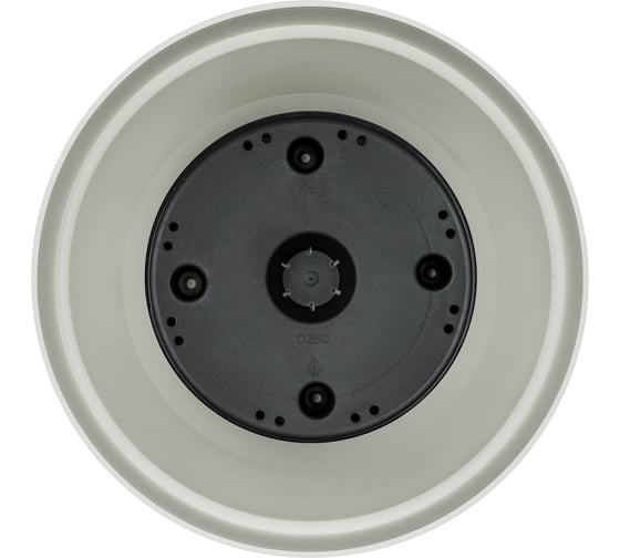Горшок для цветов Idiland Tarragon D280 мм, 10 л со вставкой (светло-серый) 221610621/03