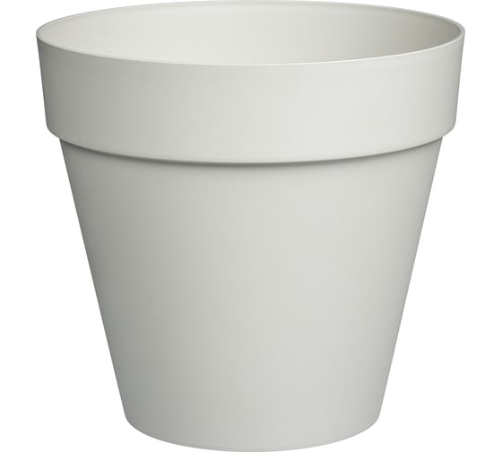 Горшок для цветов Idiland Tarragon D280 мм, 10 л со вставкой (светло-серый) 221610621/03