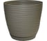 Кашпо с поддоном FormPlastic 3040-051 Sahara petit 19х15.7 см, 3.35 л, жемчужно-коричневое 052368 1