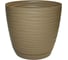 Кашпо с поддоном FormPlastic 3000-001 Sahara petit 13х11.8 см, 1 л, кофе 050474 1