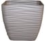 Квадратное кашпо с поддоном FormPlastic 3630-055 Sahara petit 17х15.4 см, 3 л, светло-серое 058519 1