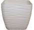 Квадратное кашпо с поддоном FormPlastic 3620-001 Sahara petit 15х13.6 см, 2 л, кремовове 056251 1