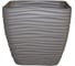 Квадратное кашпо с поддоном FormPlastic 3620-051 Sahara petit 15х13.6 см, 2 л, жемчужно-коричневое 056254 1