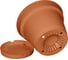 Горшок для цветов Idiland Mint D240 мм, 5 л, с поддоном, терракотовый 221612132/01 2