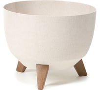 Кашпо на ножках LAMELA Sp.z o. ROMA ECO 921 40х25 см, белое 062112