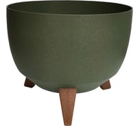 Кашпо на ножках LAMELA Sp.z o. ROMA ECO 920 29х23 см, зеленое 062537