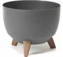 Кашпо на ножках LAMELA Sp.z o. ROMA 880 29х23 см, антрацит 061787