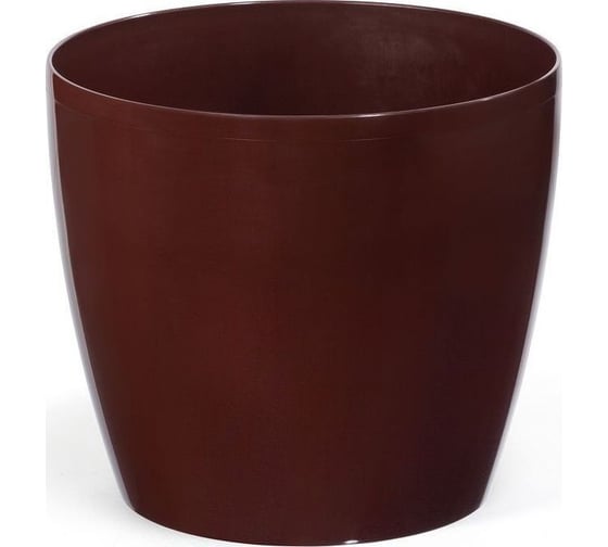 Кашпо LAMELA Sp.z o. 203 MAGNOLIA 18х15.9 см, 3 л, мокка 036288 1