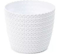 Кашпо LAMELA Sp.z o. 736 MAGNOLIA JERSY 30х27 см, белое 047899