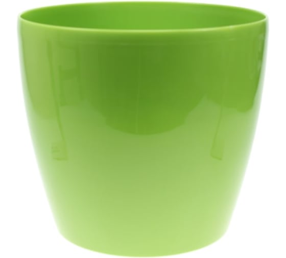Кашпо LAMELA Sp.z o. 203 MAGNOLIA 18х15.9 см, 3 л, светло-зеленое 014711