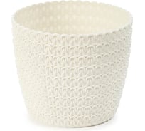 Кашпо LAMELA Sp.z o. 736 MAGNOLIA JERSY 30х27 см, кремовое 047584