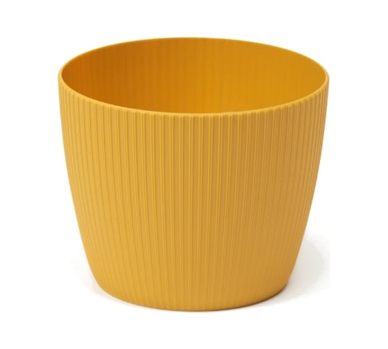 Кашпо LAMELA Sp.z o. 751 MAGNOLIA JUMPER 14х12 см, 2 шт., горчичное 060632 1