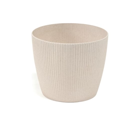 Кашпо LAMELA Sp.z o. 868 MAGNOLIA JUMPER ECO 14х12 см белое 060790 1