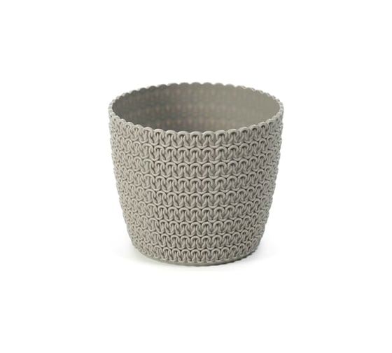 Кашпо LAMELA Sp.z o. 731 MAGNOLIA JERSY 14х12 см серо-коричневое 047570 1