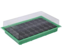Мини-парник для рассады Greengo 56.7х36х15.5 см, 1 вставка, 40 ячеек 1986208