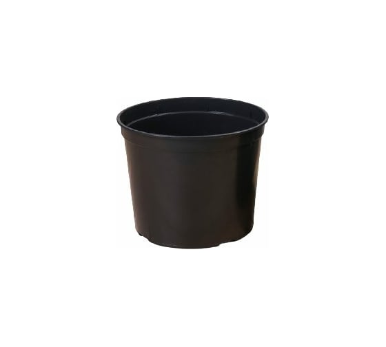 Горшок для рассады Greengo круглый, 10 л, 28х22 см, черный 4862320