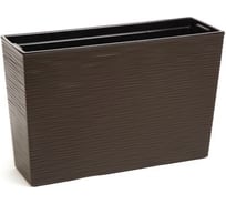 Цветник с вкладышем LAMELA Sp.z o. 631 WERBENA dluto 19х56х36.5 см, мокко 044947
