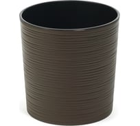 Кашпо с вкладышем LAMELA Sp.z o. 721 MALWA dluto 19х19 см, мокко 47592