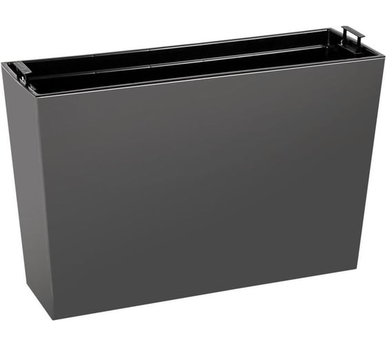 Цветник с вкладышем LAMELA Sp.z o. 564 WERBENA 19х56х36.5 см, серый 039177
