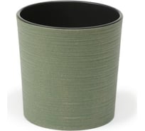 Кашпо с вкладышем LAMELA Sp.z o. 844 MALWA ECO dluto 30х30.5 см, зеленое 058930