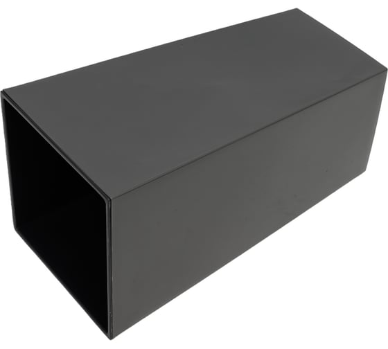 Кашпо с вкладышем LAMELA Sp.z o. 532 FINEZJA 19х19х36 см, антрацит 054551