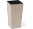 Кашпо с вкладышем LAMELA Sp.z o. 831 FINEZJA ECO dluto 25х25х46 см, белое 058886 1