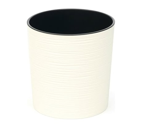 Кашпо с вкладышем LAMELA Sp.z o. 722 MALWA dluto 25х25 см, кремовое 047597