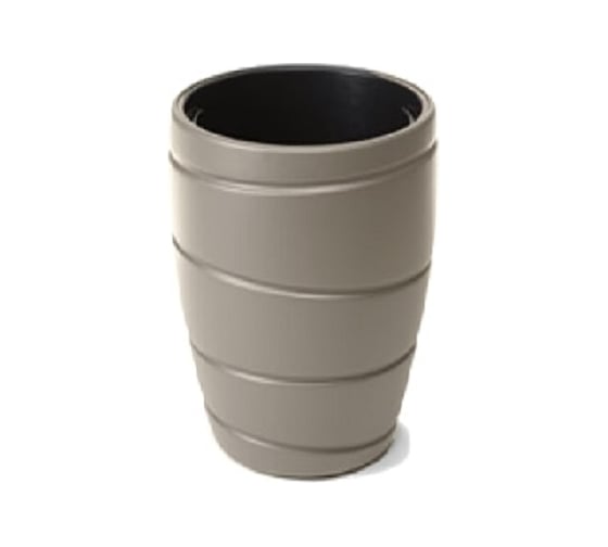 Высокое кашпо LAMELA Sp.z o. 852 PASSA 40х78 см, серо-коричневое 062106