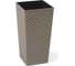 Кашпо с вкладышем LAMELA Sp.z o. 830 FINEZJA ECO dluto 19х19х36 см, серое 058883 1