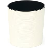 Кашпо с вкладышем LAMELA Sp.z o. 721 MALWA dluto 19х19 см, кремовое 047591