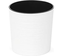Кашпо с вкладышем LAMELA Sp.z o. 722 MALWA dluto 25х25 см, белое 047594