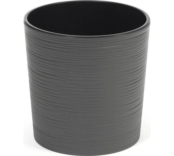 Кашпо с вкладышем LAMELA Sp.z o. 723 MALWA dluto 30х30.5 см, графит 054279 1