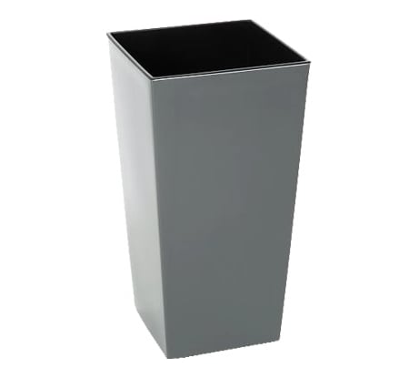 Кашпо с вкладышем LAMELA Sp.z o. 547 FINEZJA 31х31х60 см, антрацит 041093
