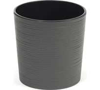 Кашпо с вкладышем LAMELA Sp.z o. 722 MALWA dluto 25х25 см, графит 047595